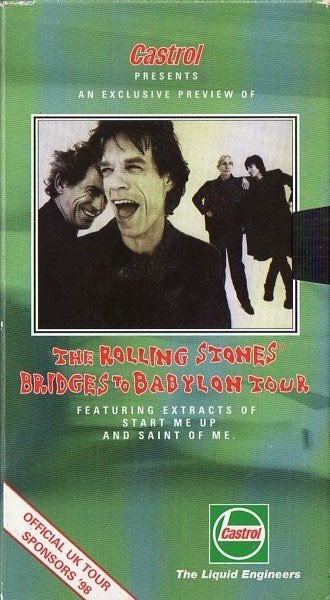 Rolling Stones - Promo Video Preview Bridges To Babylon Tour, Alle leeftijden, Ophalen of Verzenden, Zo goed als nieuw, Muziek en Concerten