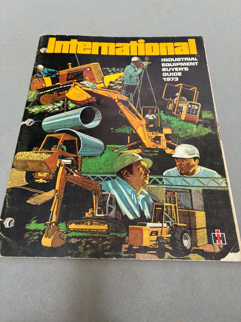 International Harvester grondverzet industry folder brochure, Ophalen of Verzenden, Gelezen