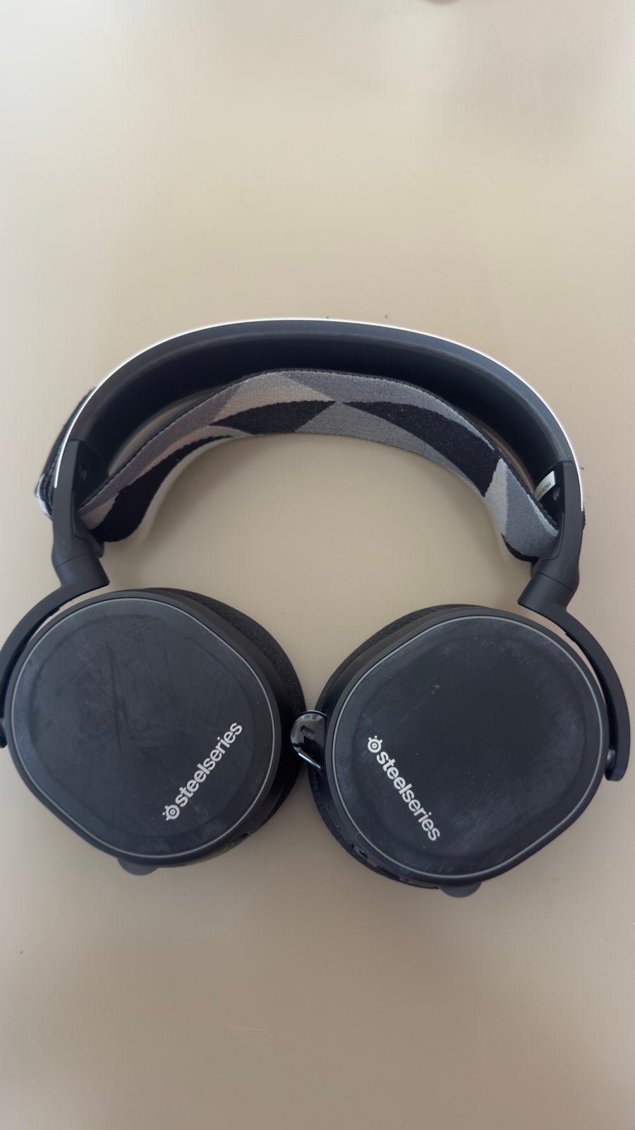 SteelSeries Arctis 7 Gaming Headset- Compleet met kabels, Gebruikt, Ophalen of Verzenden, Zwart, Draadloos