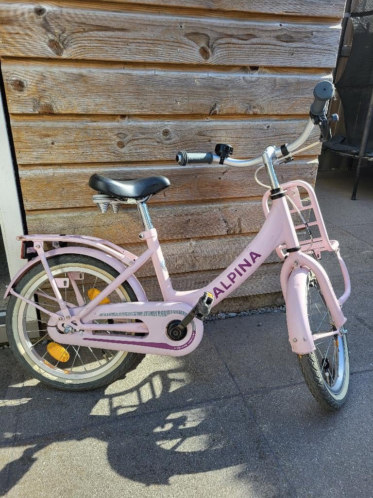 Alpina clubb 16 inch roze kinderfiets, Ophalen, Gebruikt, 16 tot 20 inch, Alpine