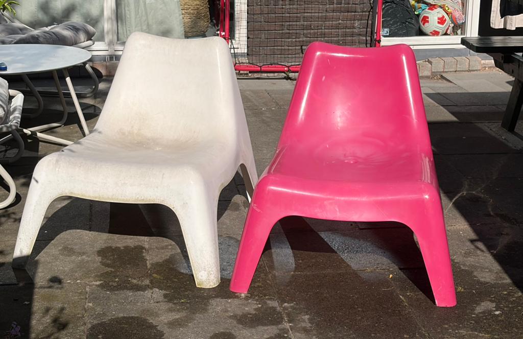IKEA tuinstoelen, gratis op te halen, Tuin en Terras, Tuinstoelen, Ophalen, Gebruikt, Kunststof