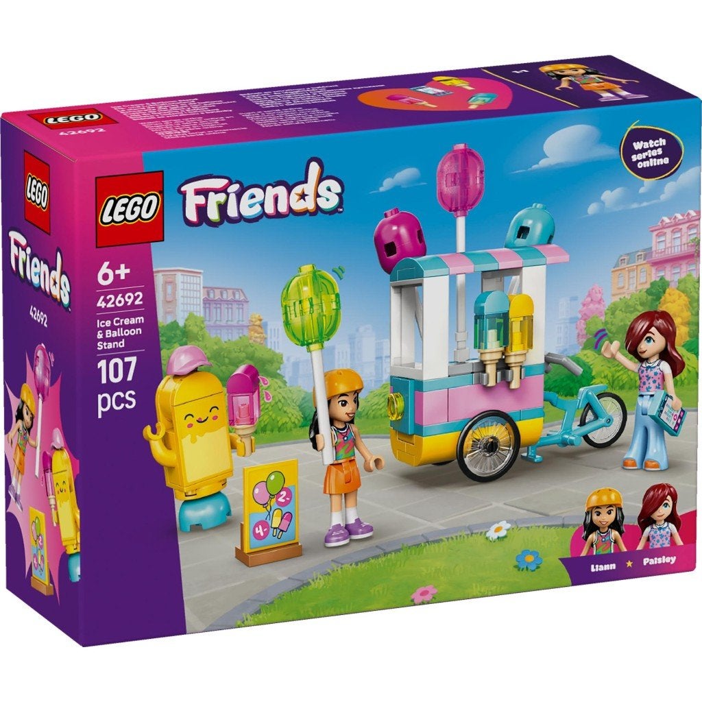 Lego Friends 42692 IJsjes- en ballonnenkraam NIEUW, Lego, Ideas@support.lego.com, Lego, Nieuw
