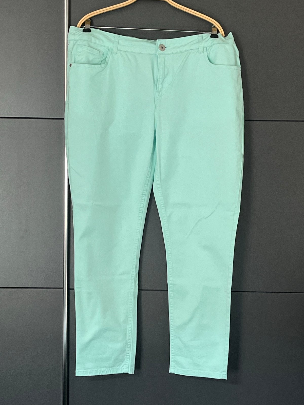 Nieuwe Promiss mintgroene broek - Maat 44, Maat 42/44 (L), Nieuw, Ophalen of Verzenden, Lang