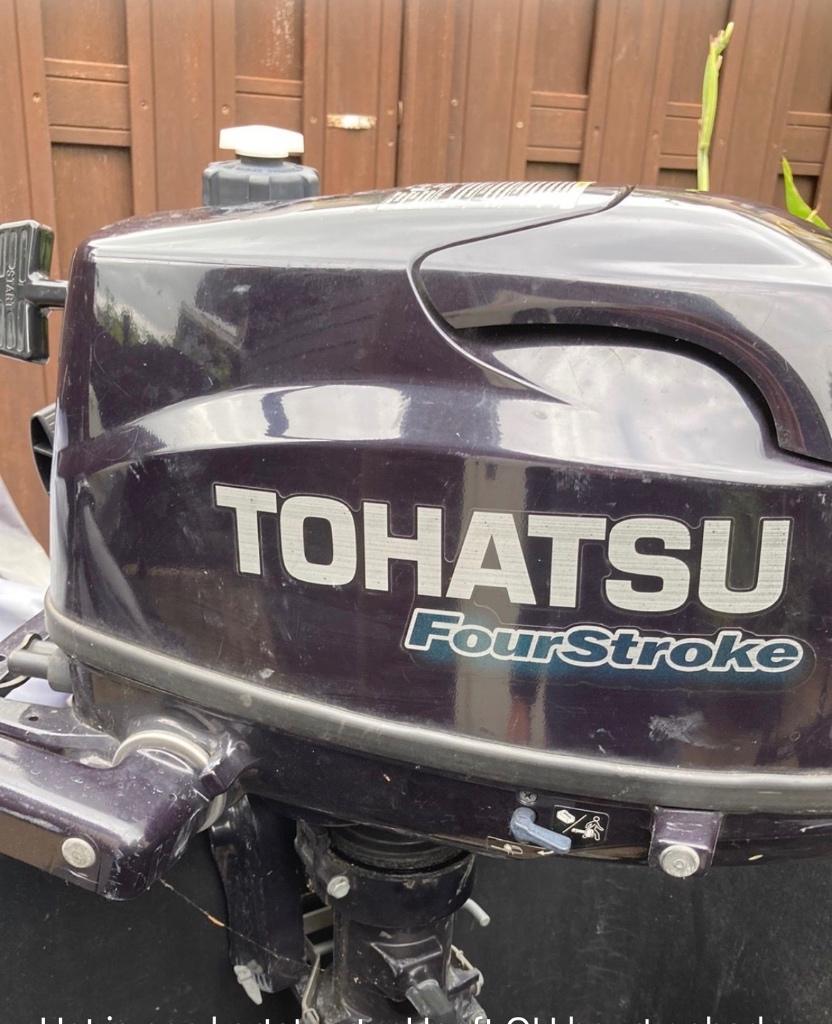 Tohatsu 4 Pk, Ophalen, Gebruikt, 5 tot 10 pk, Viertaktmotor