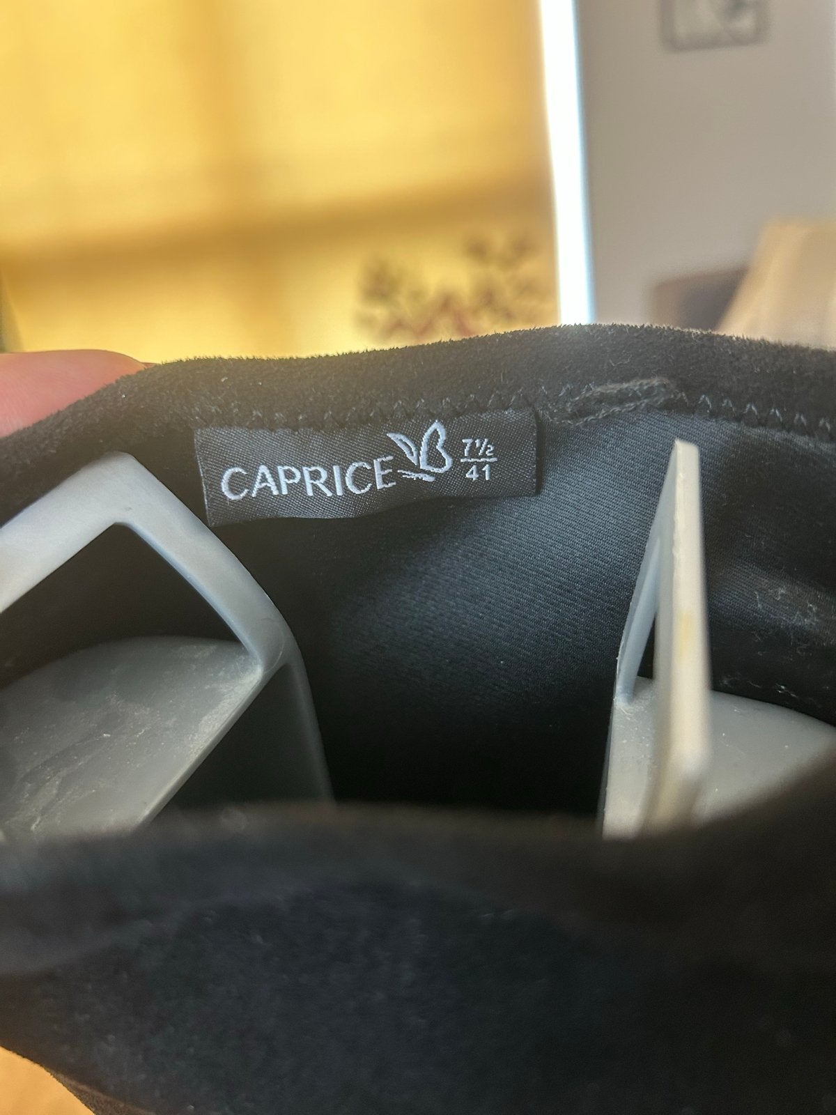 Caprice suède laarzen, maat 41, Ophalen of Verzenden, Zo goed als nieuw, Zwart, Hoge laarzen