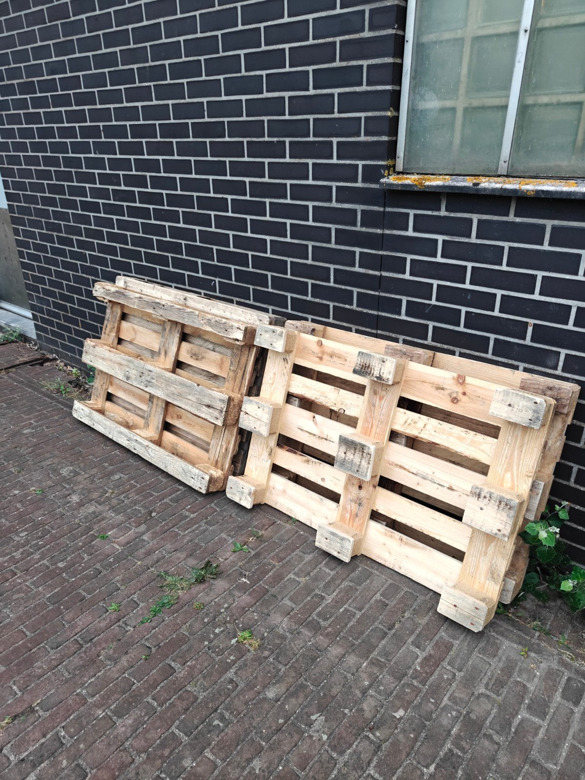 Gebruikte pallets goed voor brandhout, Ophalen, Overige houtsoorten