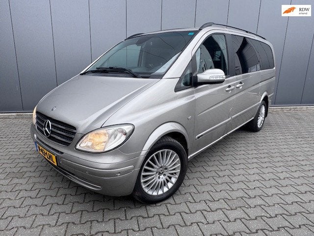 Mercedes-Benz VIANO 3.0 CDI V6 DC MARGE LANG 2X SCHUIFD. NAV, Auto's, Automaat, Achterwielaandrijving, Gebruikt, Zwart