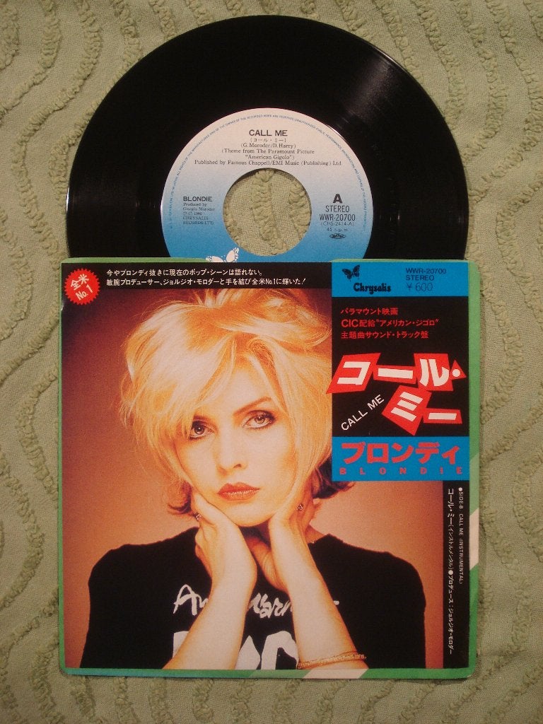 Blondie 7" Vinyl Single: ‘Call me’ (Japan), Ophalen of Verzenden, Zo goed als nieuw, Pop
