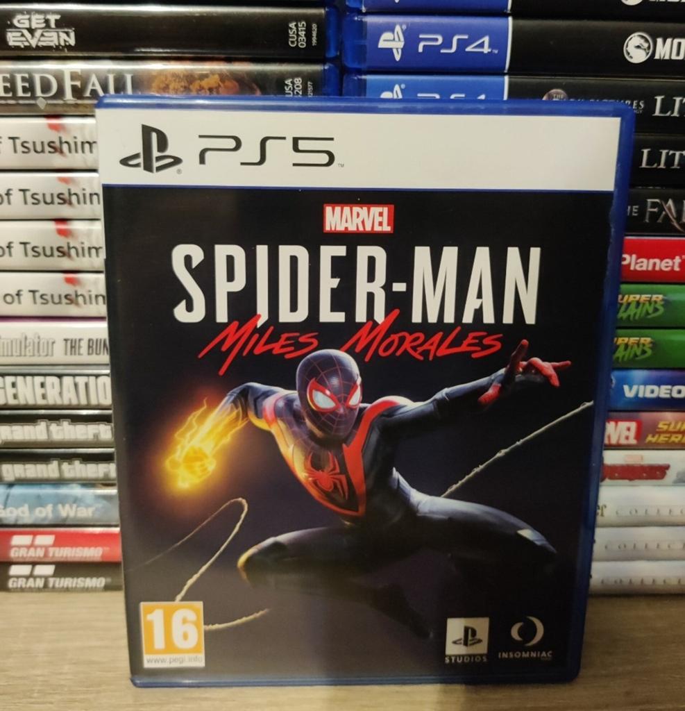 Spiderman miles morales playstation 5, Spelcomputers en Games, ., Ophalen of Verzenden, Zo goed als nieuw, .