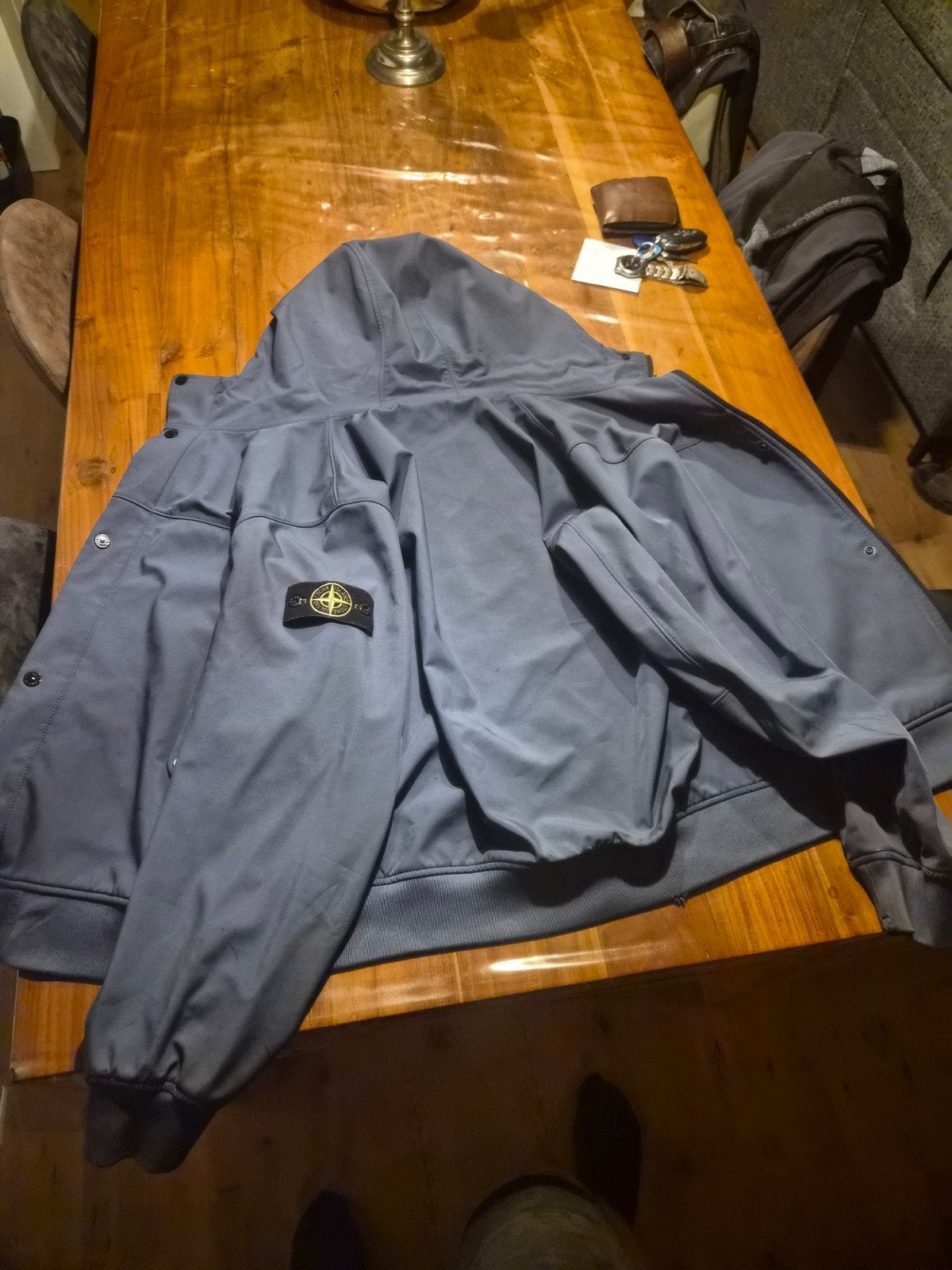 Originele Stone Island Soft Shell Jas 2025, Kleding | Heren, Jassen | Zomer, Blauw, Overige maten, Ophalen of Verzenden, Stone Island