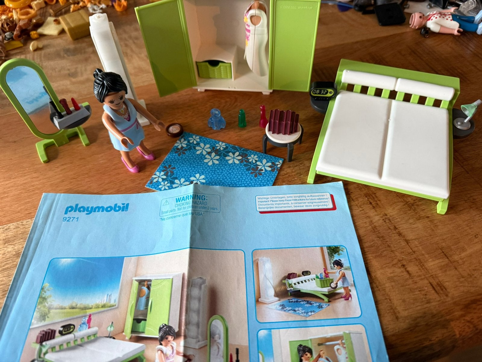 Playmobil ouders slaapkamer inrichting 9271, Kinderen en Baby's, Speelgoed | Playmobil, Ophalen of Verzenden, Zo goed als nieuw