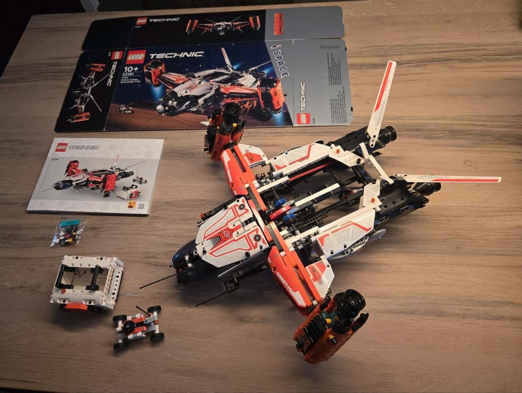 Lego 42181 VTOL Heavy Cargo Spaceship LT81 - Compleet, Ophalen, Zo goed als nieuw, Complete set, Lego