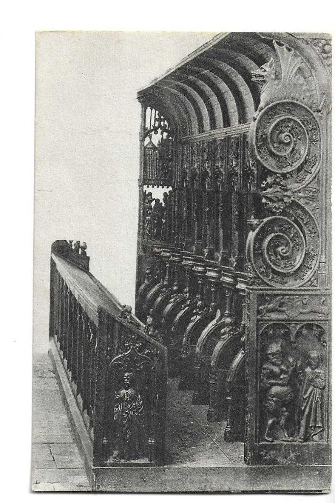 bolsward  kerkbank  uitg falkena  e&b logo  martinuskerk, Verzenden, 1920 tot 1940, Ongelopen, Overige thema's