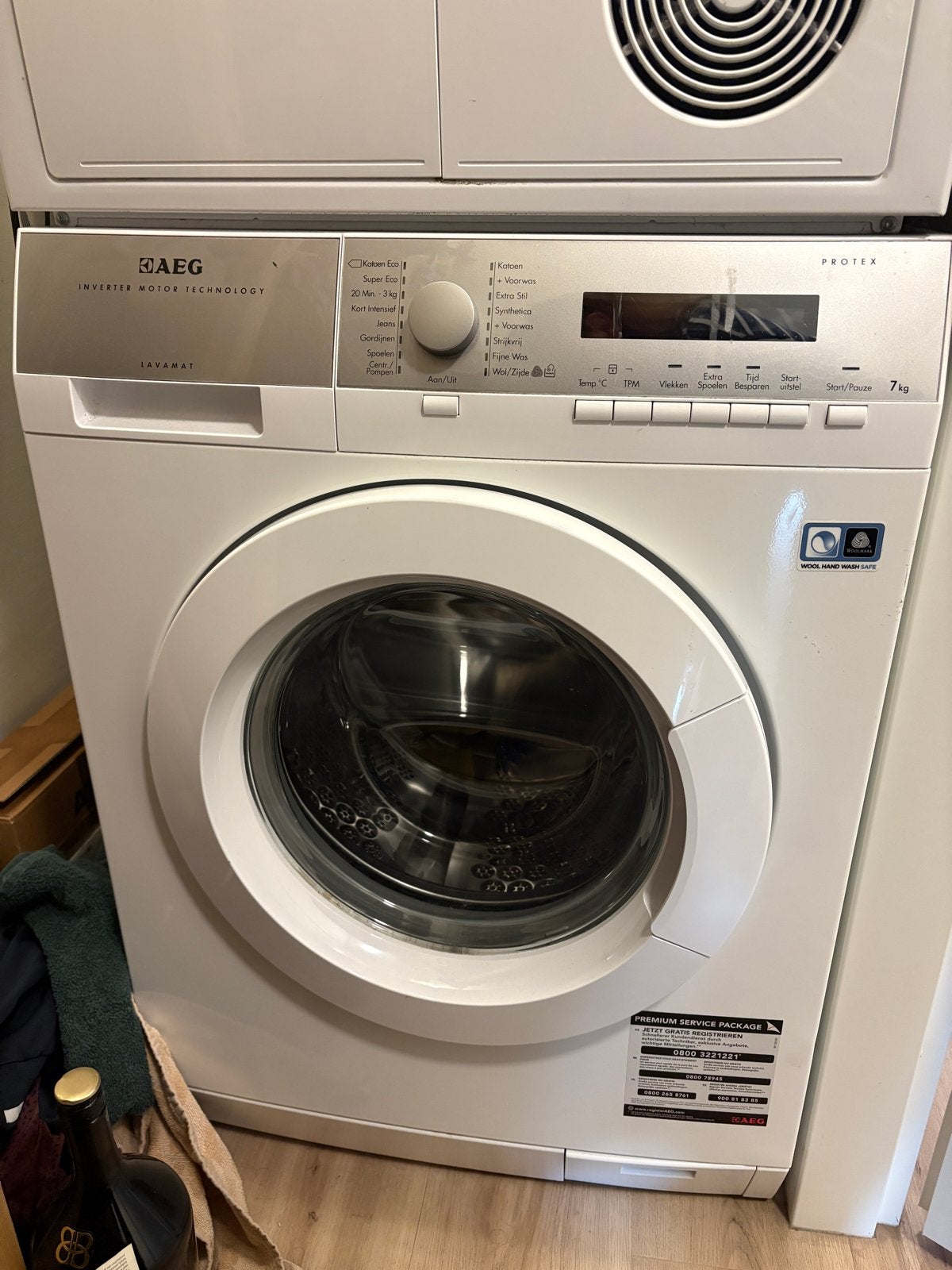 AEG Lavamat Protex 7kg wasmachine - Inverter Motor, Ophalen, 6 tot 8 kg, Gebruikt, 1600 toeren of meer