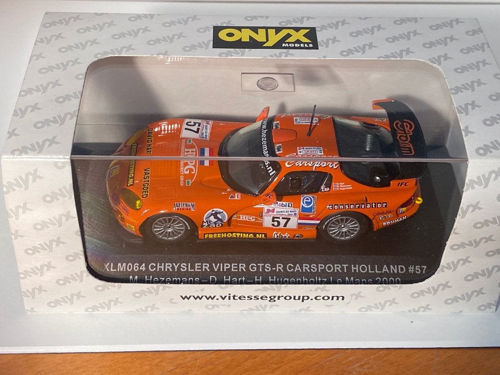 Dodge / Chrysler Viper GTS-R Carsport Holland 1:43, Hobby en Vrije tijd, Modelauto's | 1:43, Ophalen of Verzenden, Nieuw, Auto