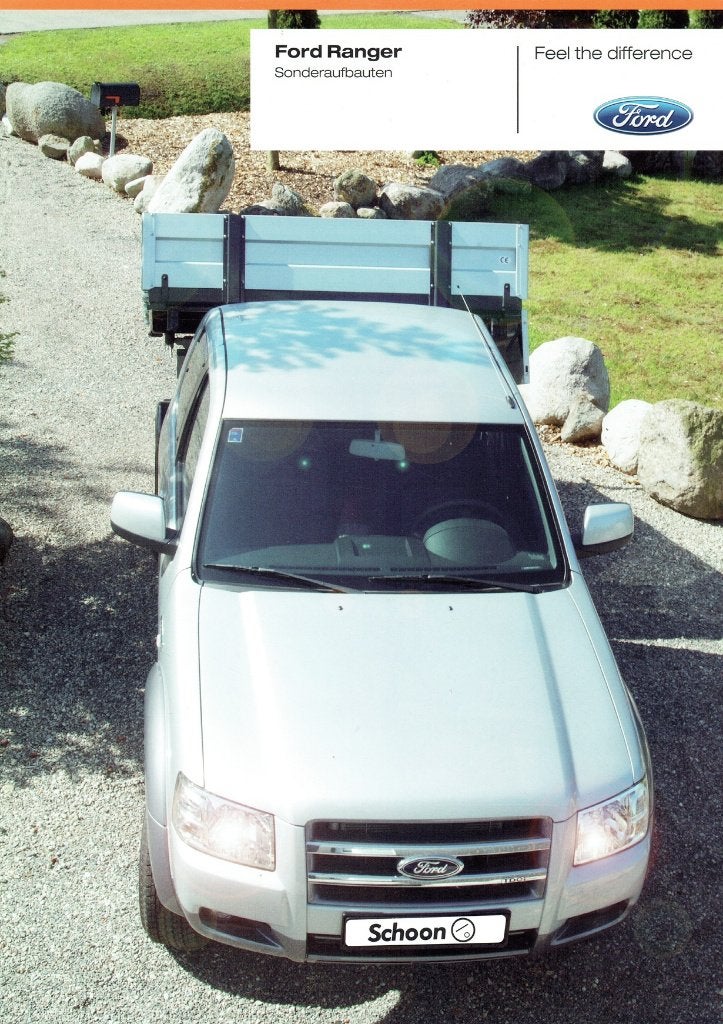 Folder Ford Ranger Sonderaufbauten (Duitse uitgave ca.2007), Verzenden, Gelezen, Ford