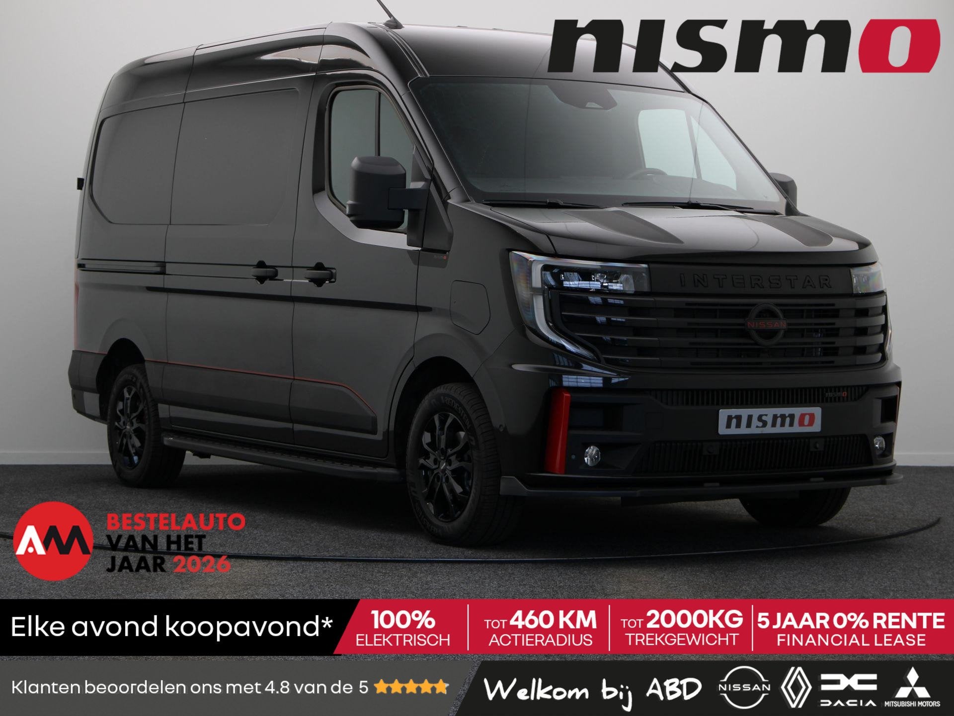Nissan Interstar-e Nismo + | Alleen Bij ABD! | 0% Rente | 5, Dealer onderhouden, Stof, 143 pk, 2384 kg