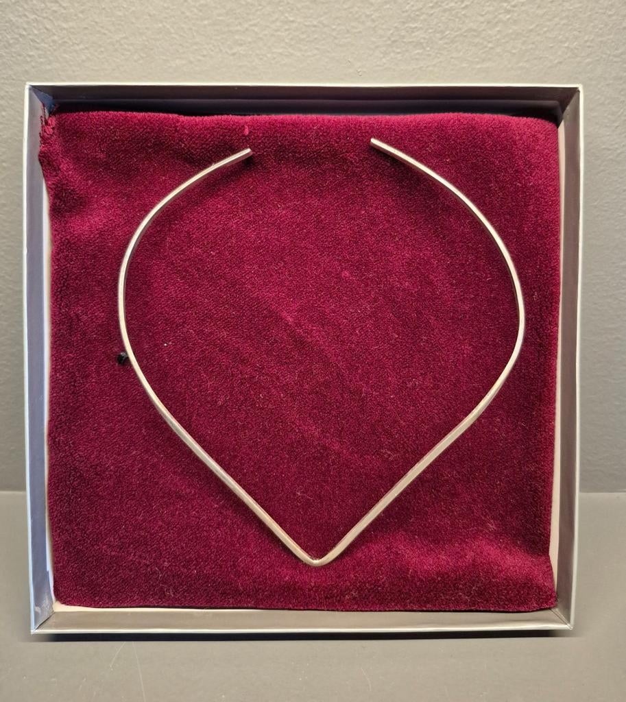 925 sterling Zilveren Ketting, Ophalen of Verzenden, Zo goed als nieuw, Zilver, Zilver