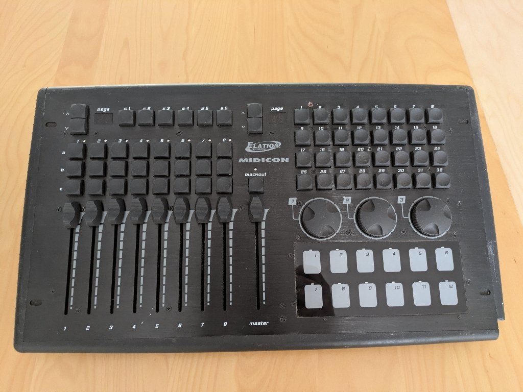 Elation Midicon MIDI controller, Ophalen of Verzenden, Gebruikt, Licht