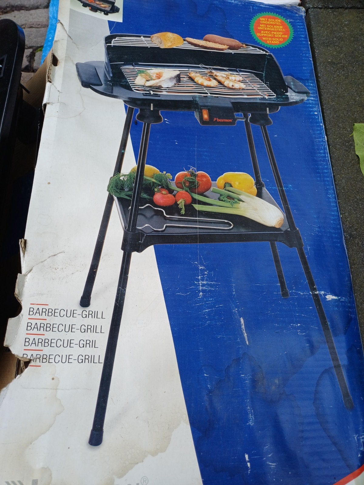 Staande elektrische bbq, Tuin en Terras, Ophalen of Verzenden