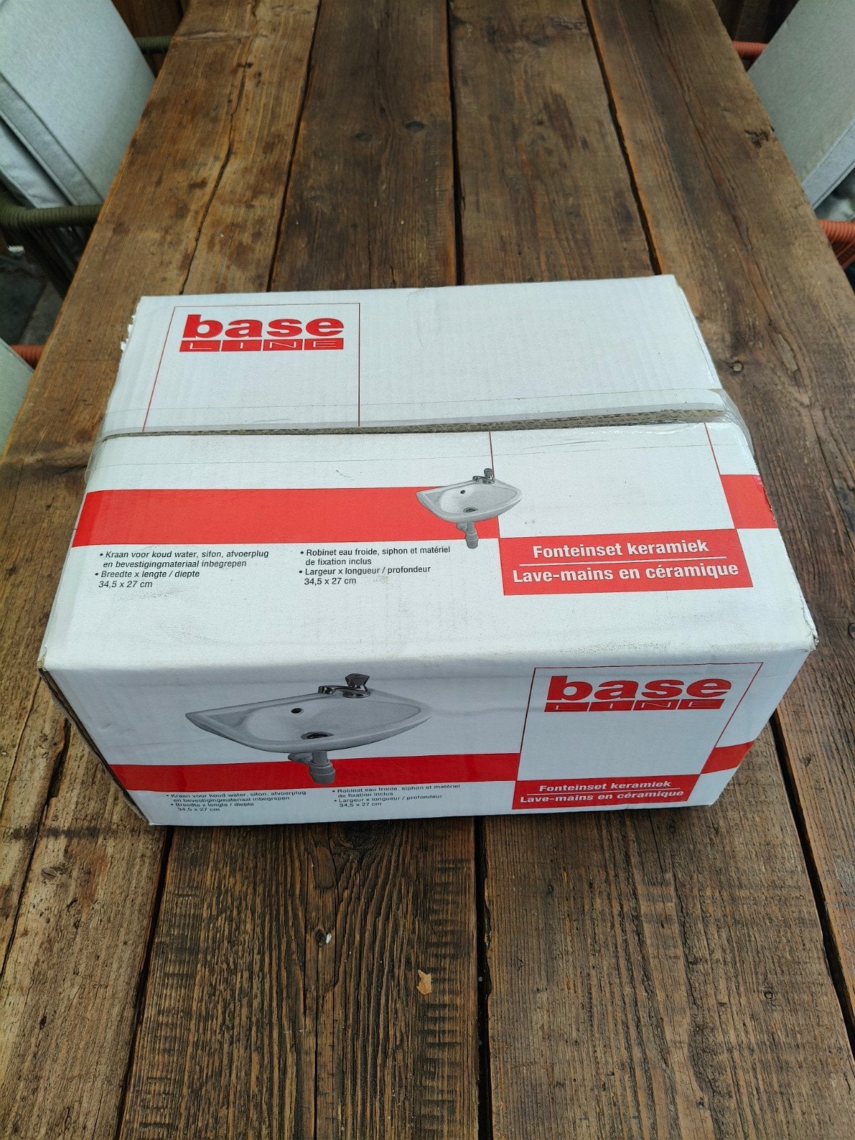 Fonteinset Baseline, Ophalen, Nieuw, Wastafel