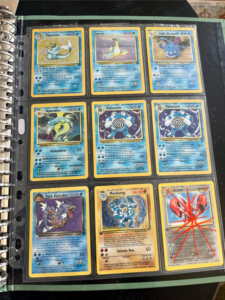 Verzameling pokémonkaarten 124 stuks, Ophalen, Zo goed als nieuw, Meerdere kaarten, Foil