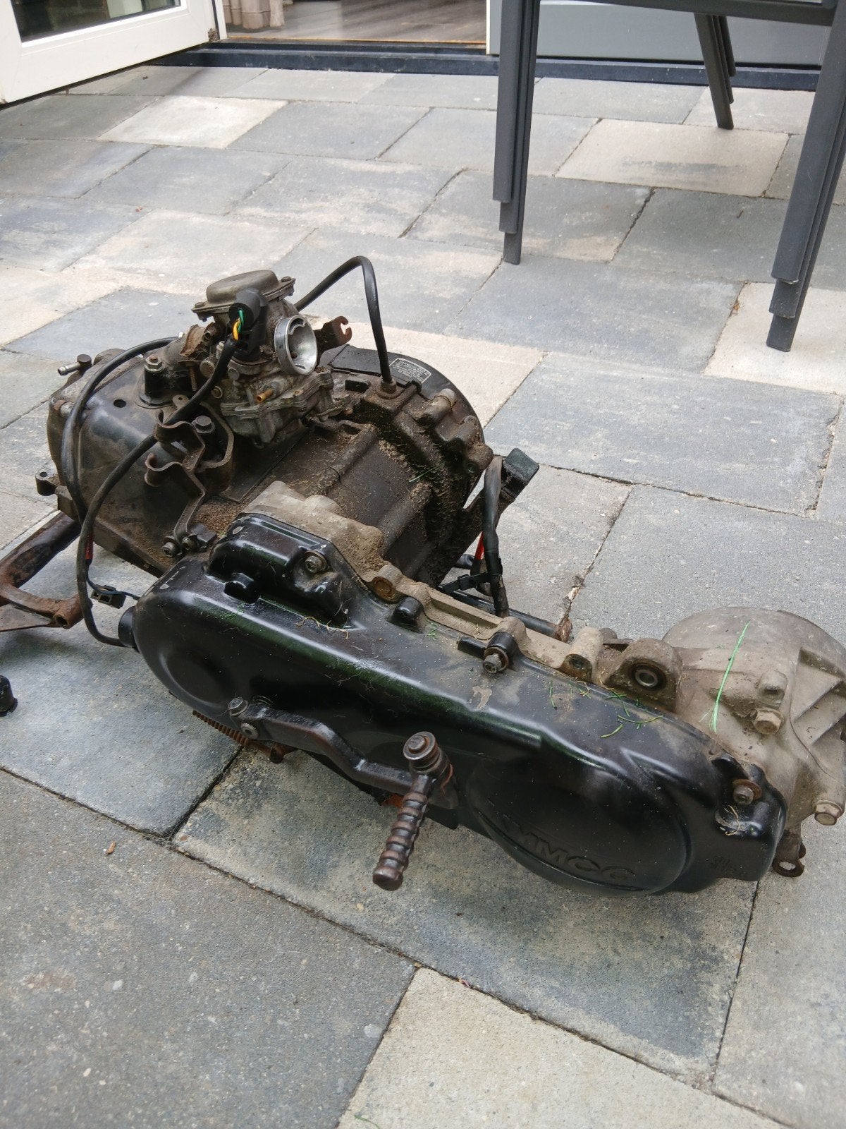 Kymco 80cc 4T, Fietsen en Brommers, Brommeronderdelen | Scooters, Ophalen of Verzenden, Gebruikt, Blok, Kymco