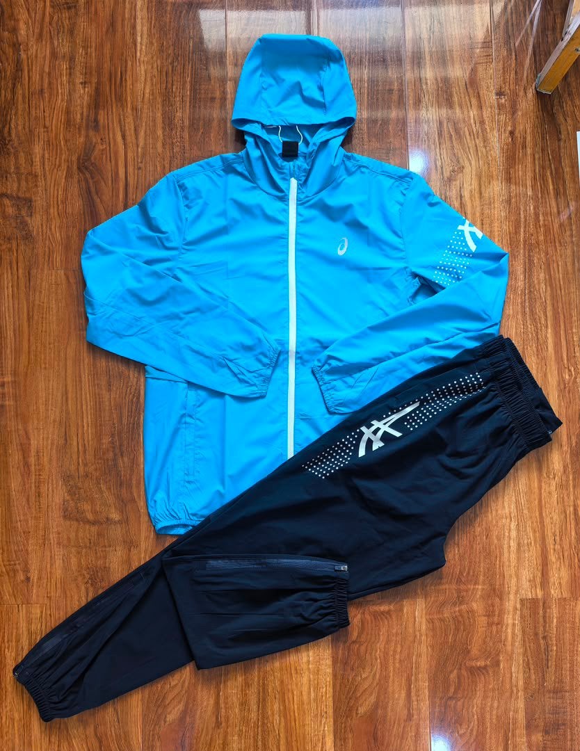 Asics trainingspak maat M nieuw blauw, Ophalen of Verzenden, Zo goed als nieuw, Blauw, Algemeen