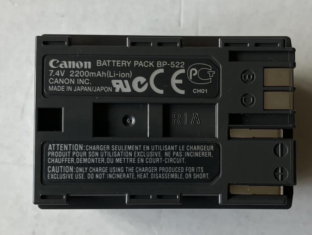 Canon Battery Pack BP-522 {4600}, Ophalen of Verzenden, Nieuw
