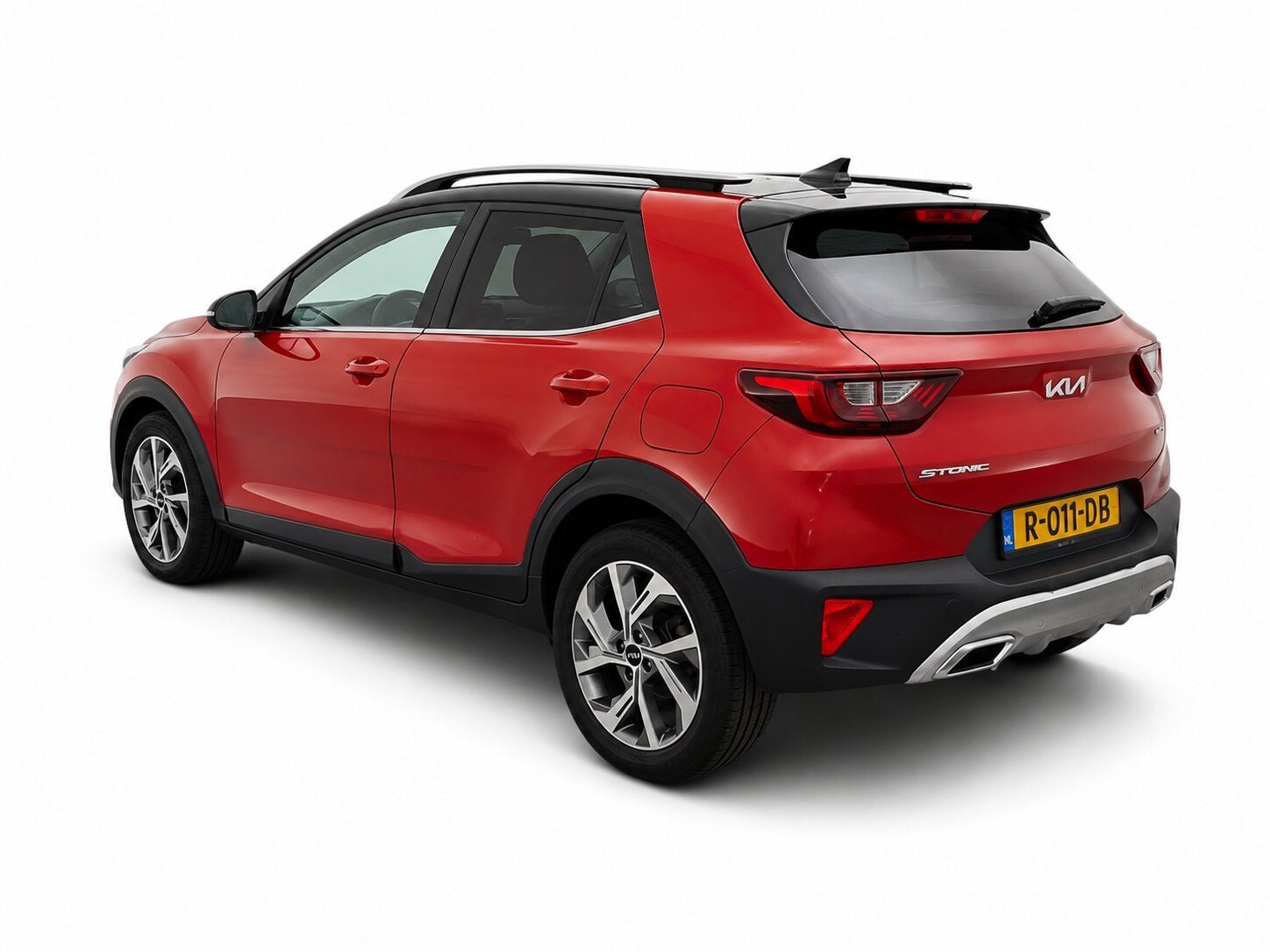 Kia Stonic 1.0 T-GDi MHEV GT-Line | Stuur-/Stoelverwarming |, 450 kg, Gebruikt, Automatische klimaatregeling, Leder en Stof
