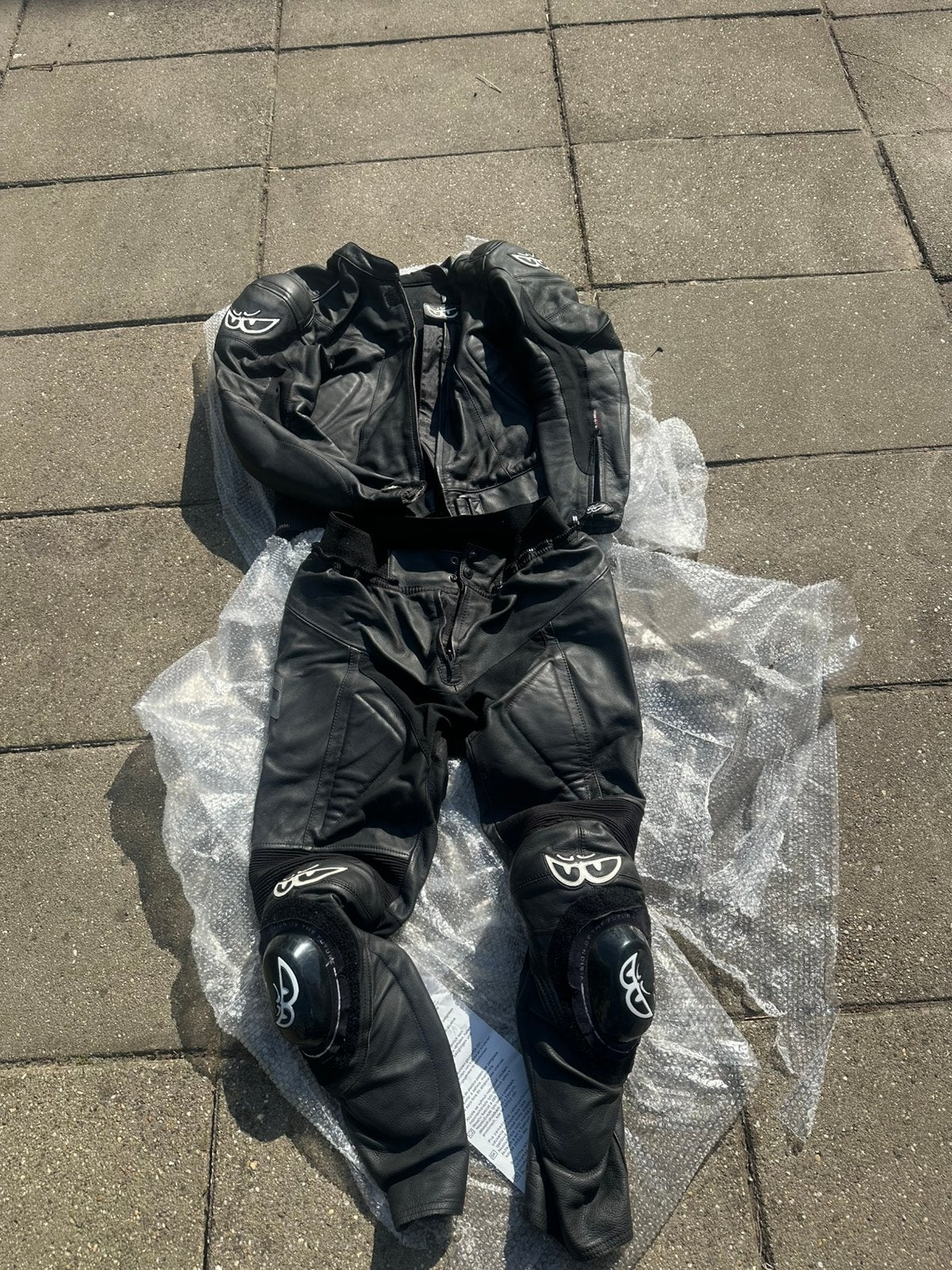 Berik Leren Motorpak Maat 52, Motoren, Kleding | Motorkleding, Ophalen of Verzenden, Tweedehands, Combipak