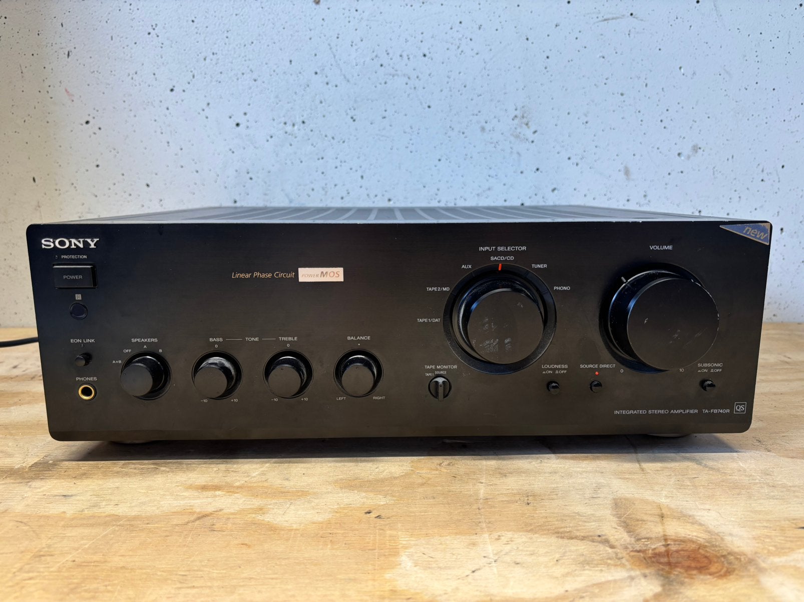 Sony TA-FB740R zware versterker, Audio, Tv en Foto, Ophalen of Verzenden, Gebruikt, Sony