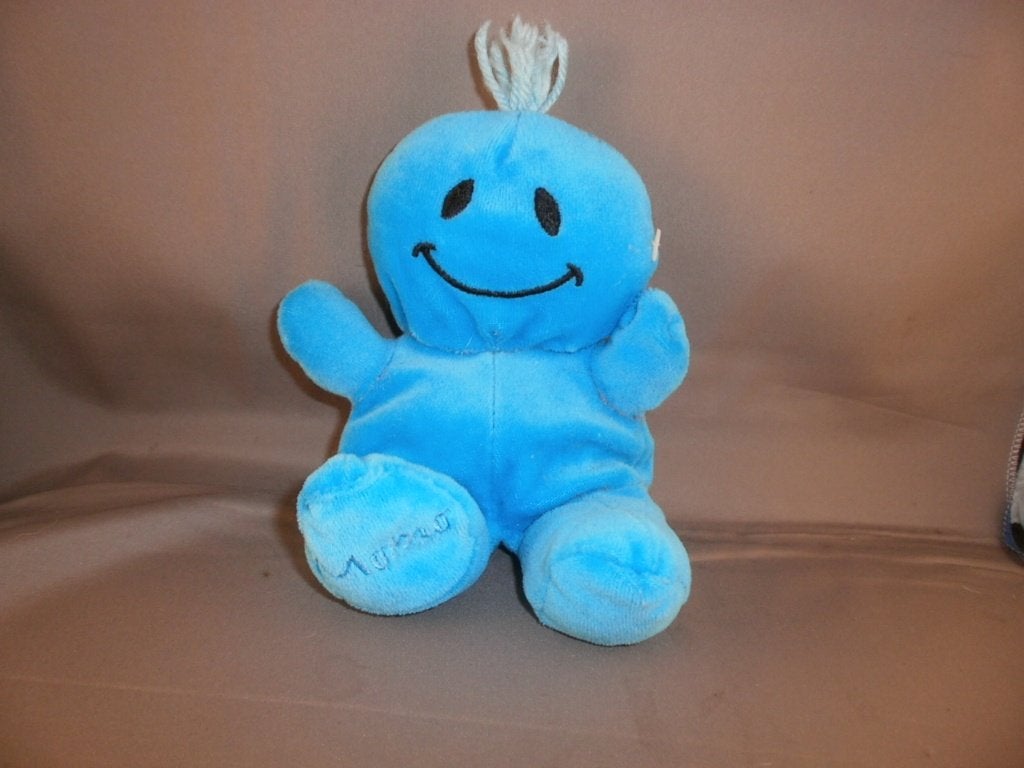 DA daatjes blauw MOMO op 1 voetje gestikt zwarte ogen/mond, Kinderen en Baby's, Speelgoed | Knuffels en Pluche, Overige typen