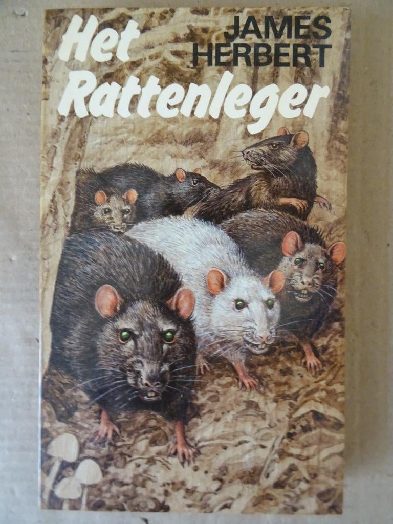 James Herbert Het rattenleger 1e druk 1981 boek rattenleger, James Herbert, Ophalen of Verzenden, Zo goed als nieuw, Nederland