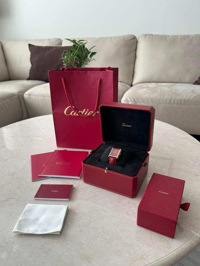 cartier Tank Must - Nette horloge, Ophalen of Verzenden, Nieuw, Polshorloge