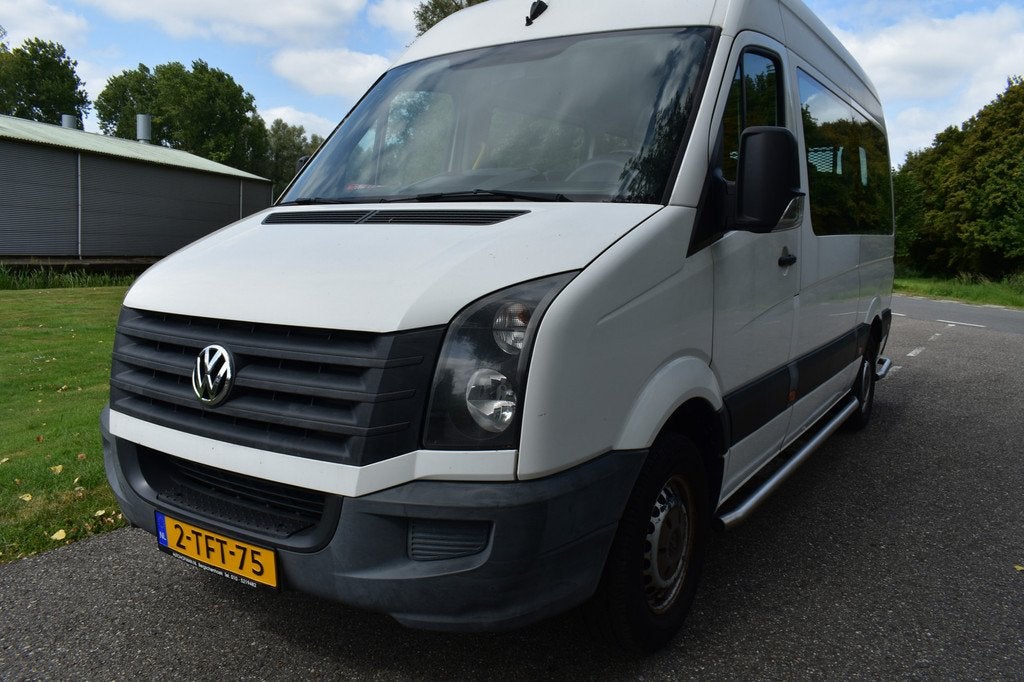 Volkswagen Crafter Nw Koppeling L2H2 Airco 9 pers Rolstoel l, Auto's, Bestelauto's, 13 km/l, Achterwielaandrijving, Gebruikt, Euro 6