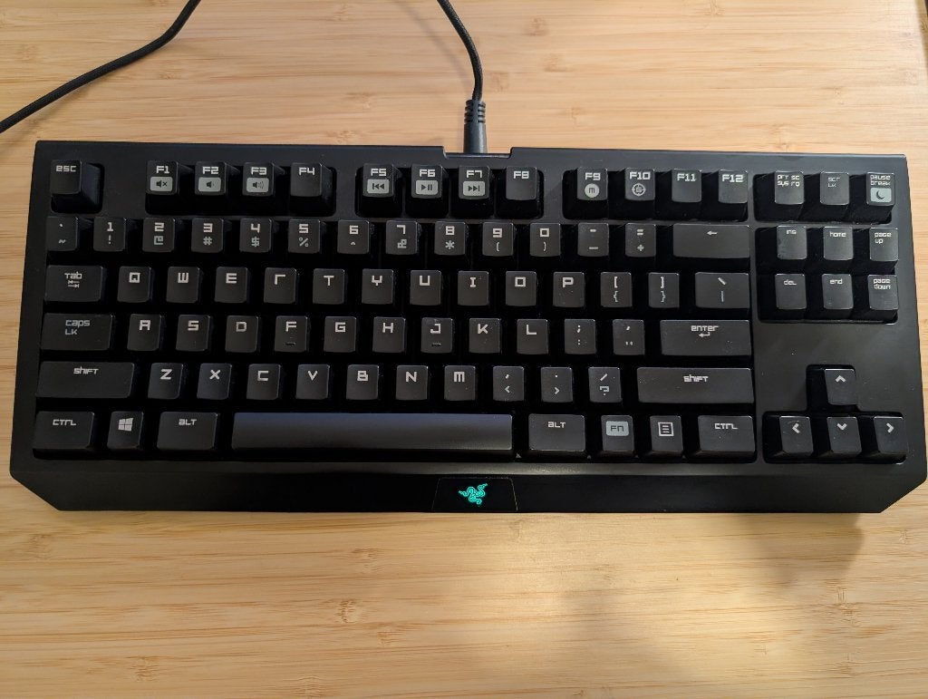 Razer BlackWidow Tournament Stealth mechanical keyboard, Gaming toetsenbord, Ophalen of Verzenden, Zo goed als nieuw, Razer BlackWidow