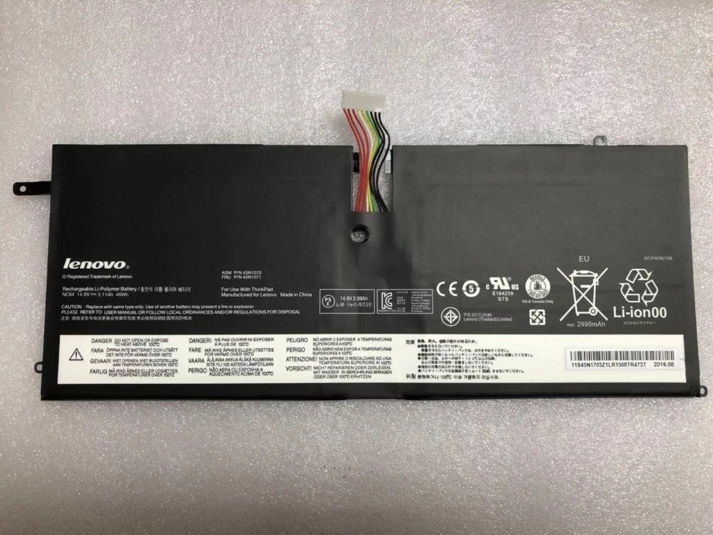 Lenovo ThinkPad X1 Carbon batterij 45N1070/45N1071, Ophalen of Verzenden, Gebruikt