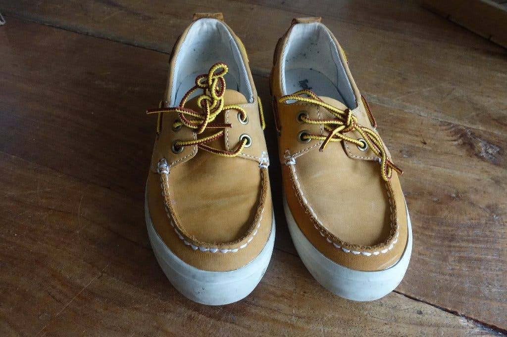 Timberland Mocassins boots schoen bruin maat 37, Bruin, Instappers, Ophalen of Verzenden, Zo goed als nieuw