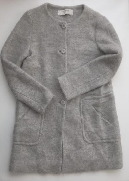 Zara Basic grijze, zachte, wollige jas, maat M, Verzenden, Nieuw, Angelschoice@gmail.com, Oosterveldweg 15, 7274 DZ