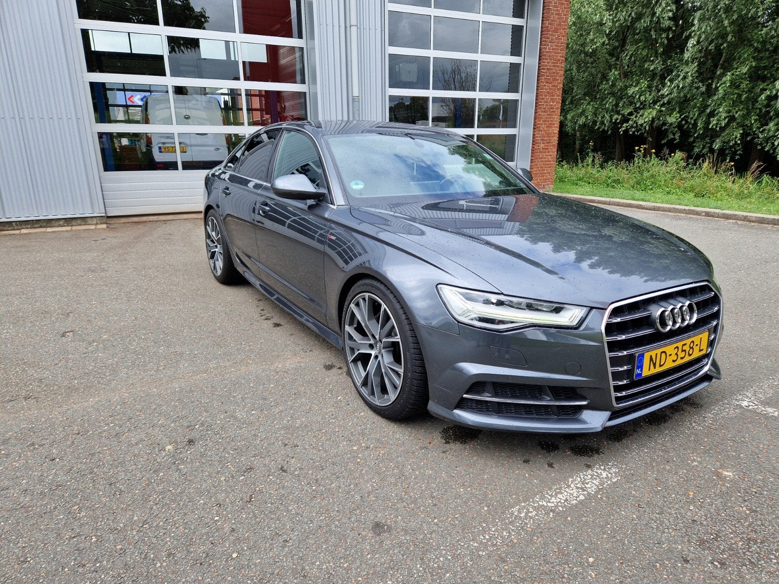 Audi A6 2.0 TDI 140KW Ultra S-tronic 2017 Grijs, Auto's, Euro 6, 23 km/l, Origineel Nederlands, Diesel