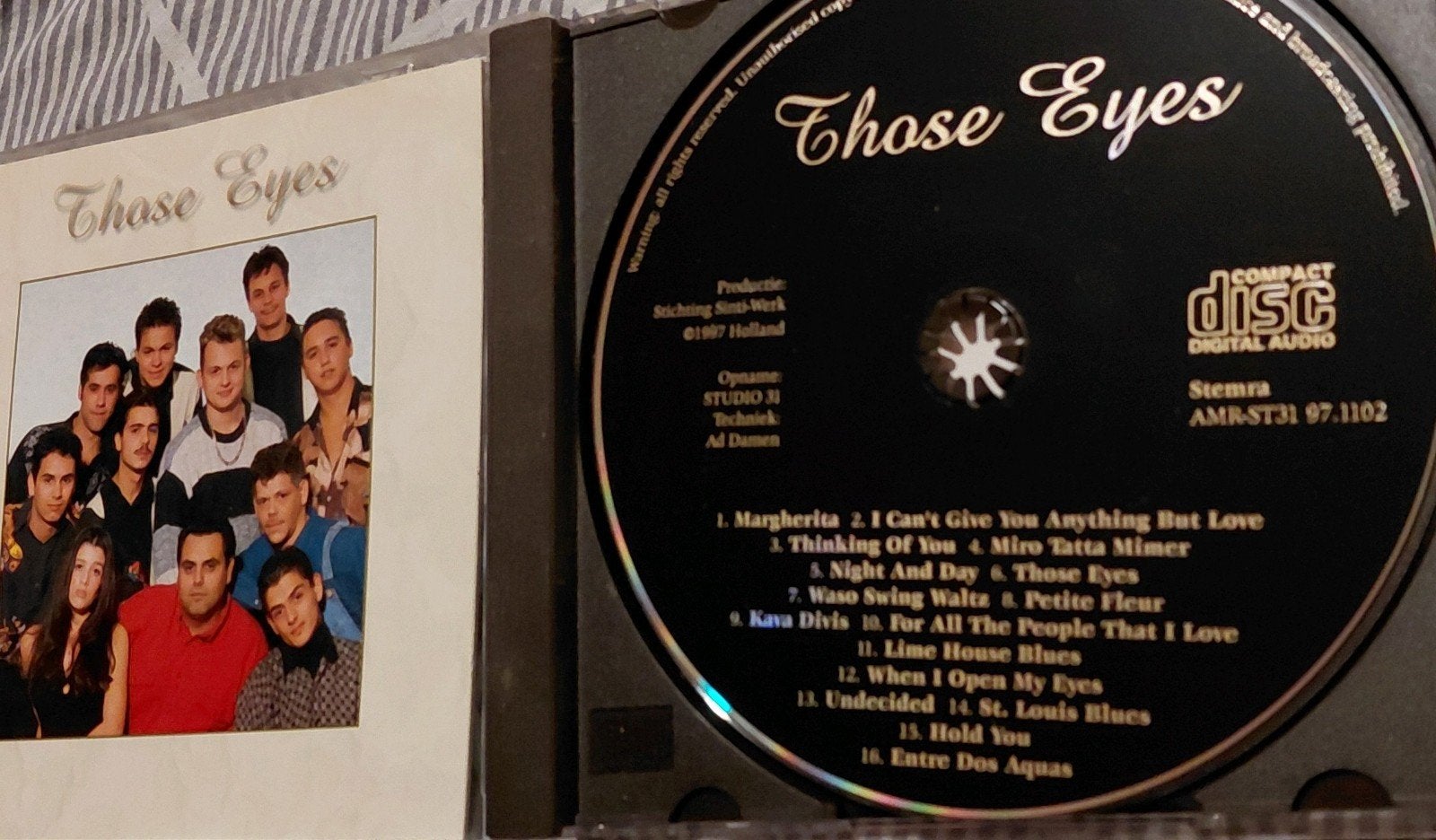 Those Eyes CD - Pop / jazz stichting sinti werk zigeuner cd, Gebruikt, Pop, Inclusief doosje, Ophalen of Verzenden