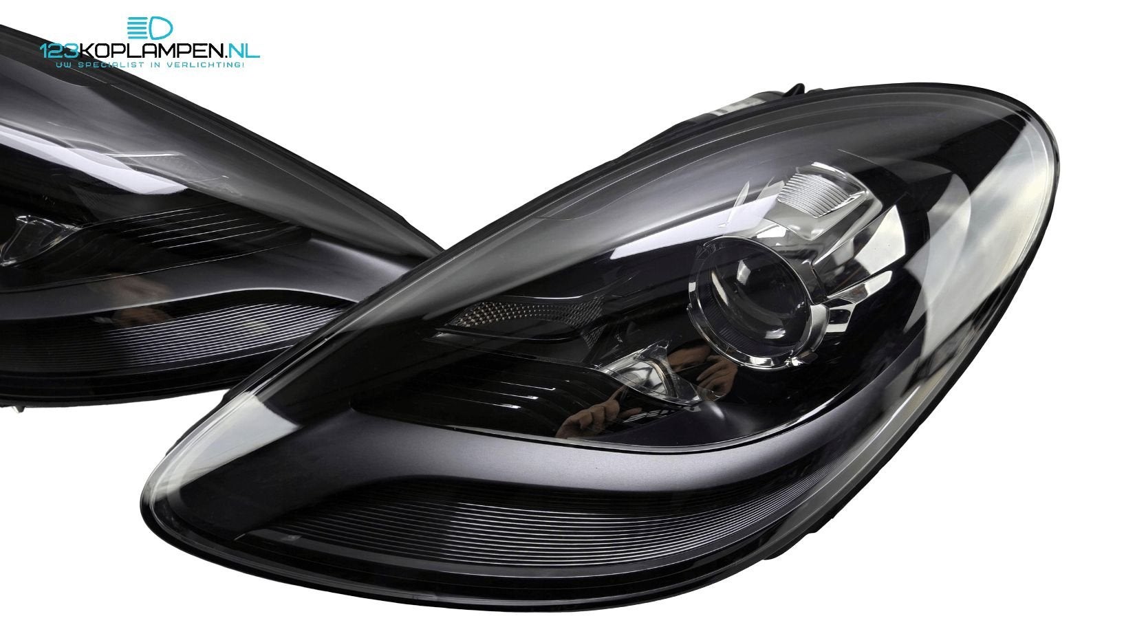 Porsche Cayman Boxter 982 Xenon koplamp koplampen links rech, Gebruikt, -, -, Porsche