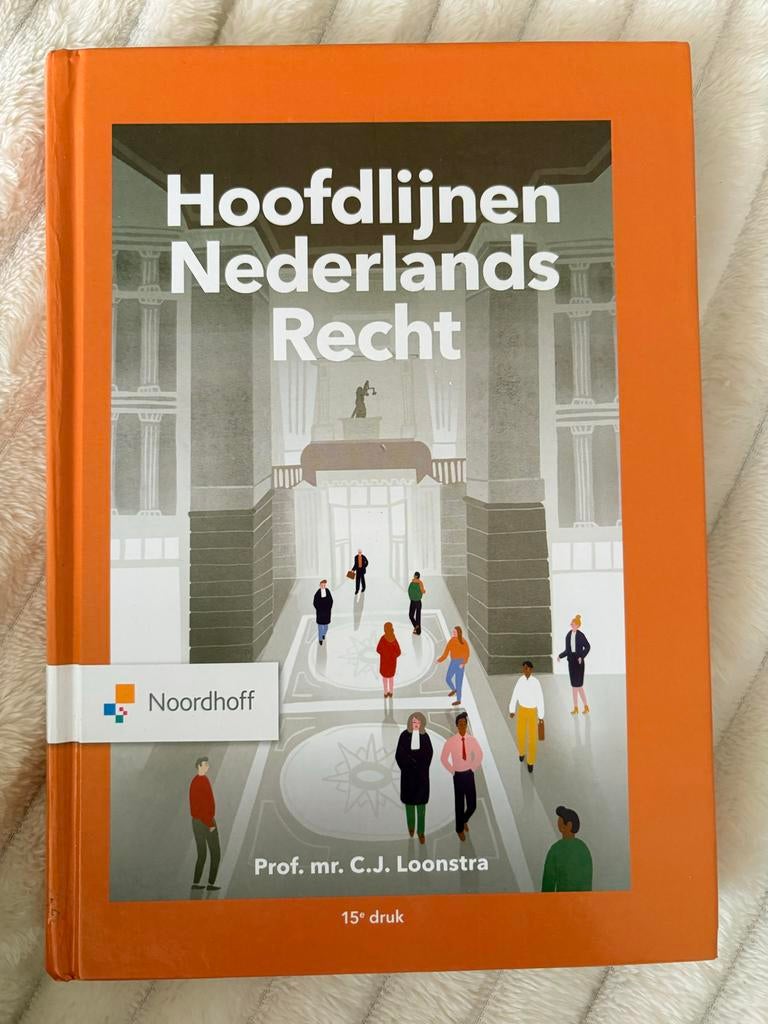 Hoofdlijnen Nederlands Recht 15e druk - Topstaat, Ophalen of Verzenden, Gamma, Zo goed als nieuw, HBO