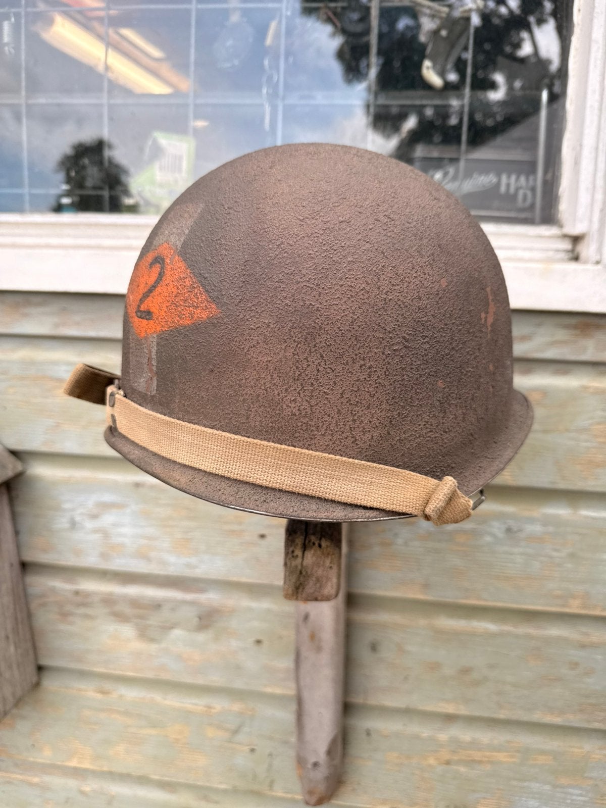 Repro m1 helm 2nd rangers, Verzamelen, Verzenden, Amerika, Helm of Baret