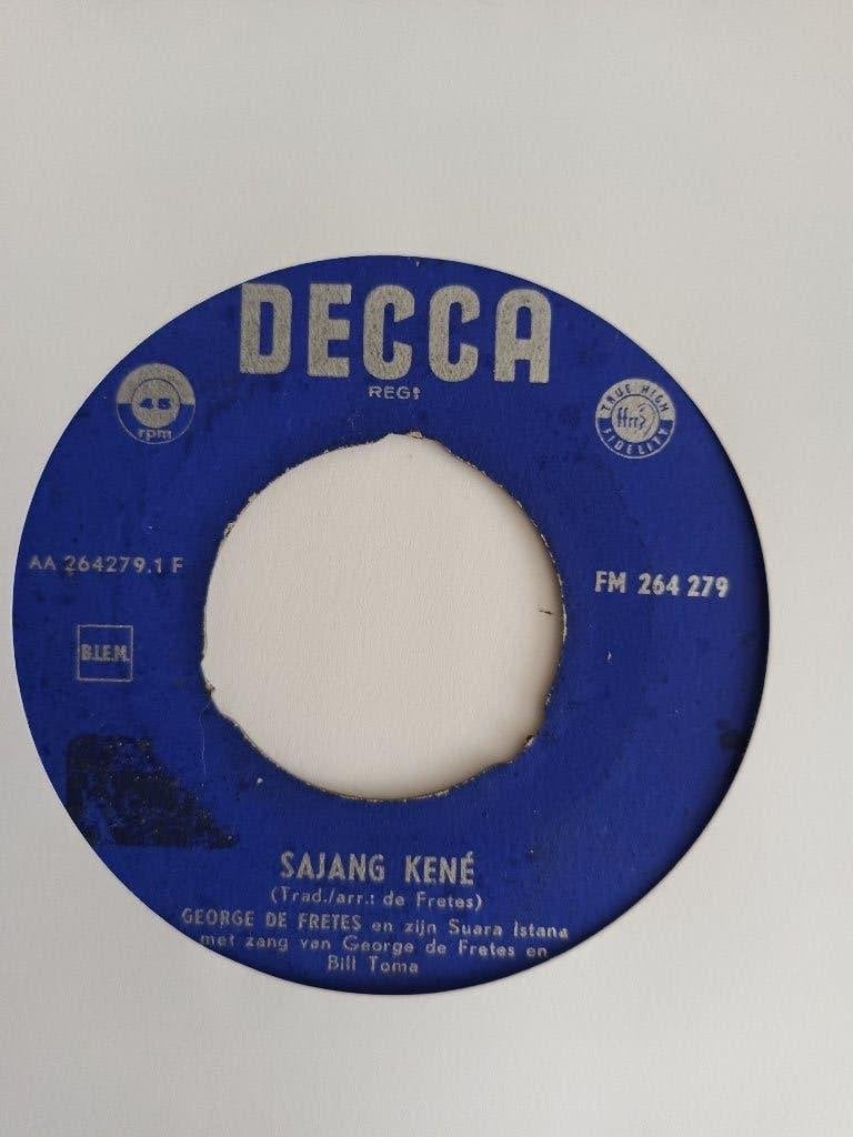 George De Fretes - Sajang Kene  (Decca 264 279), Cd's en Dvd's, Originele persing, Ophalen of Verzenden, Zo goed als nieuw, Overige genres