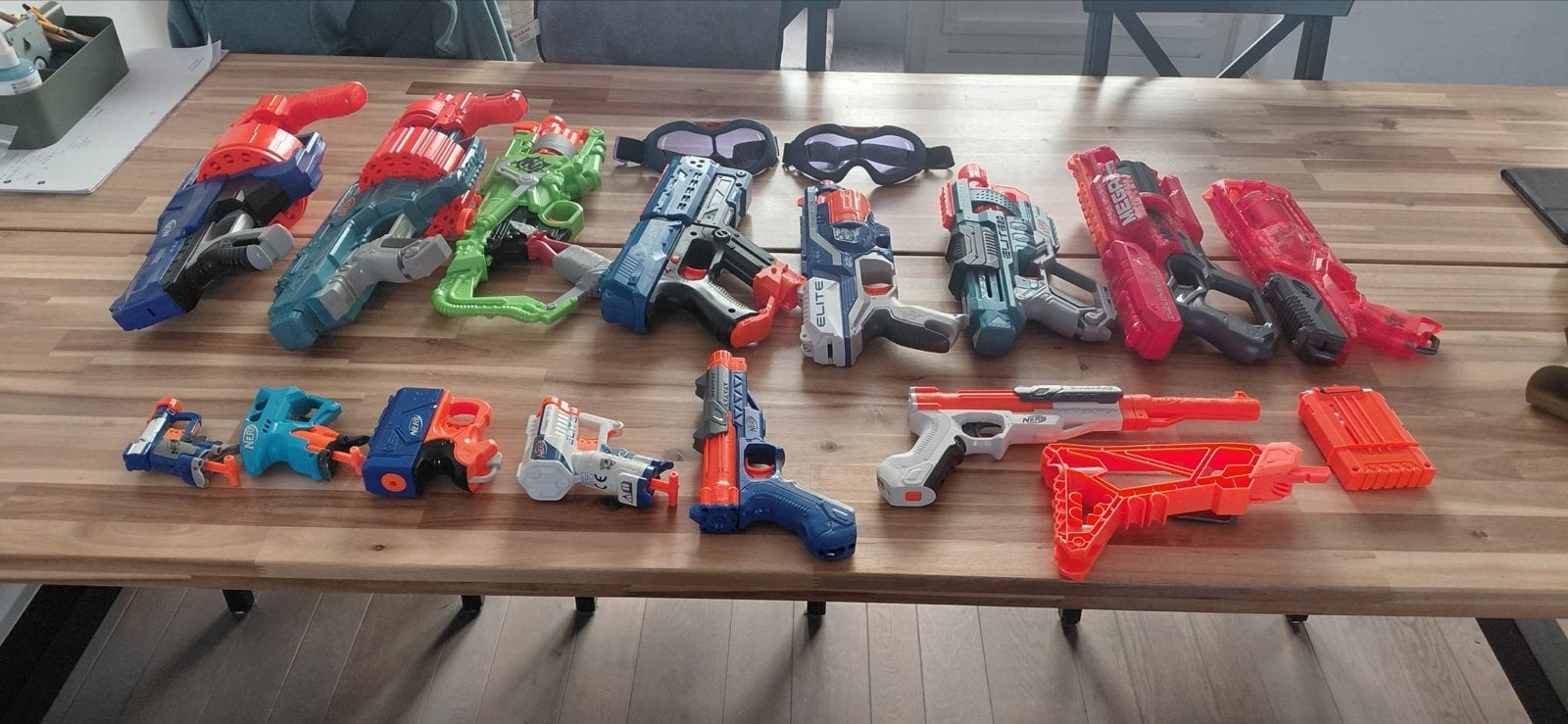 Grote Nerf Collectie met Accessoires en Darts, Ophalen of Verzenden, Gebruikt