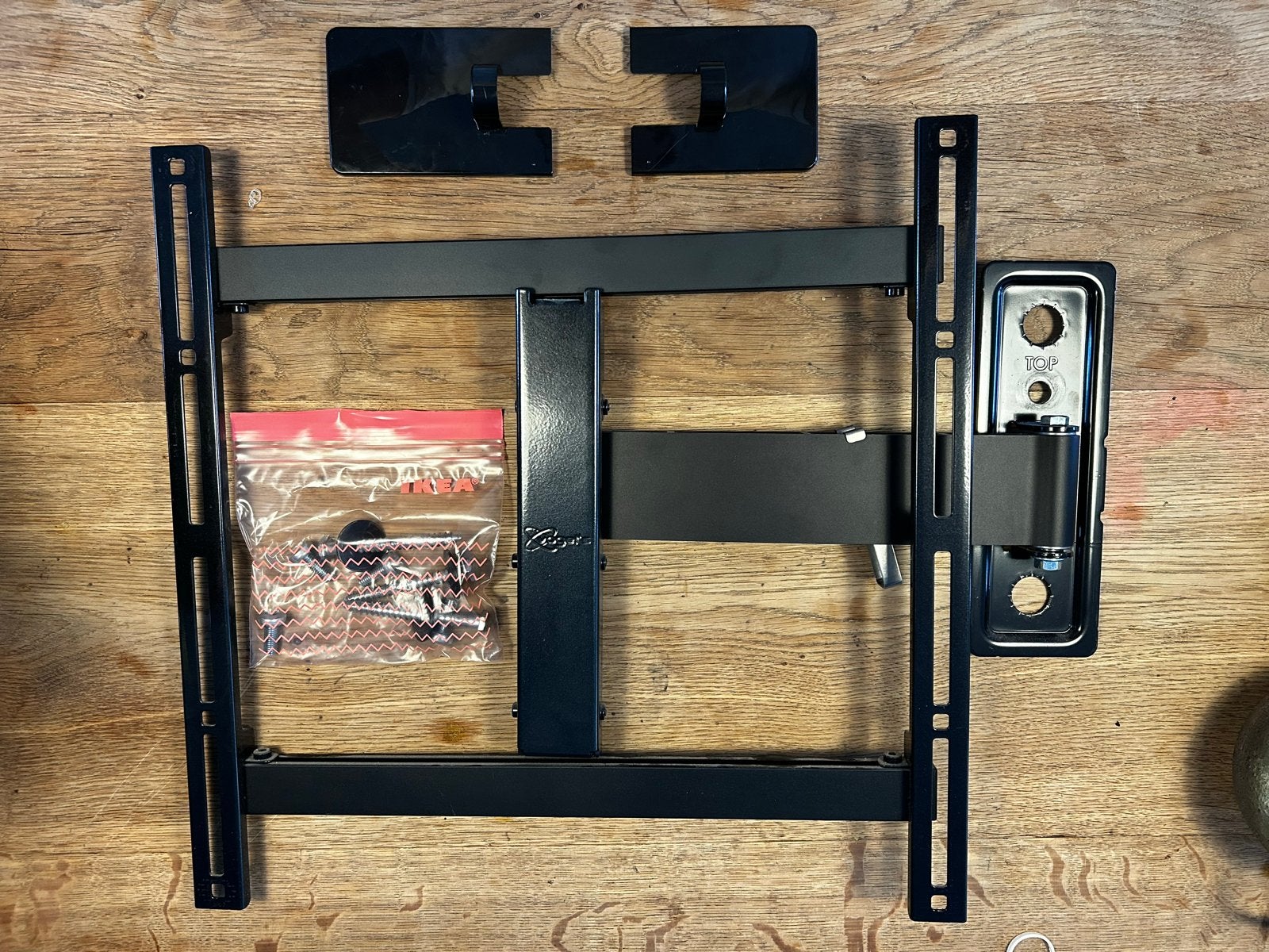 Vogels WALL 2225 BLACK TV-beugel - Max 20kg, Audio, Tv en Foto, Ophalen, Gebruikt
