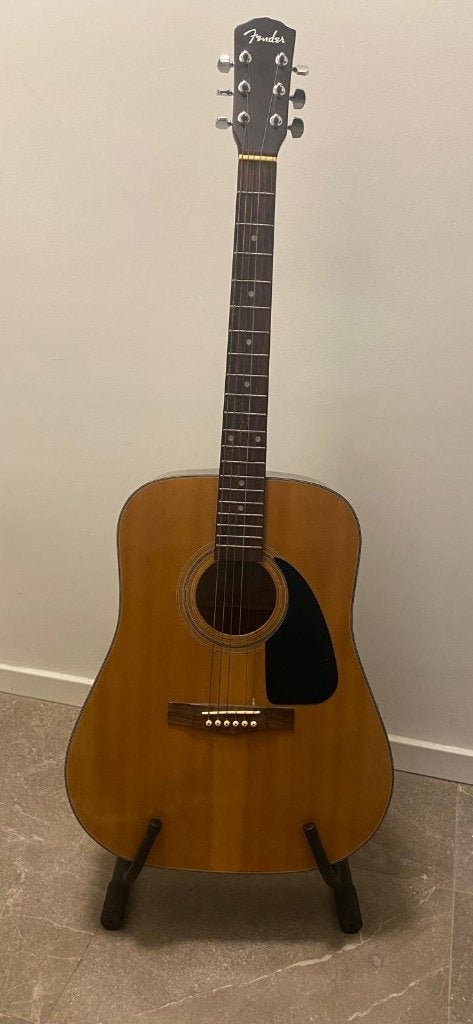 Fender akoestische gitaar - inclusief rugtas en standaard, Ophalen, Zo goed als nieuw, Overige typen