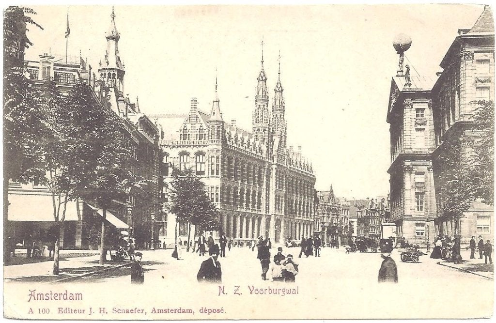 Amsterdam, Verzamelen, Ansichtkaarten | Nederland, Verzenden, Voor 1920, Ongelopen, Noord-Holland